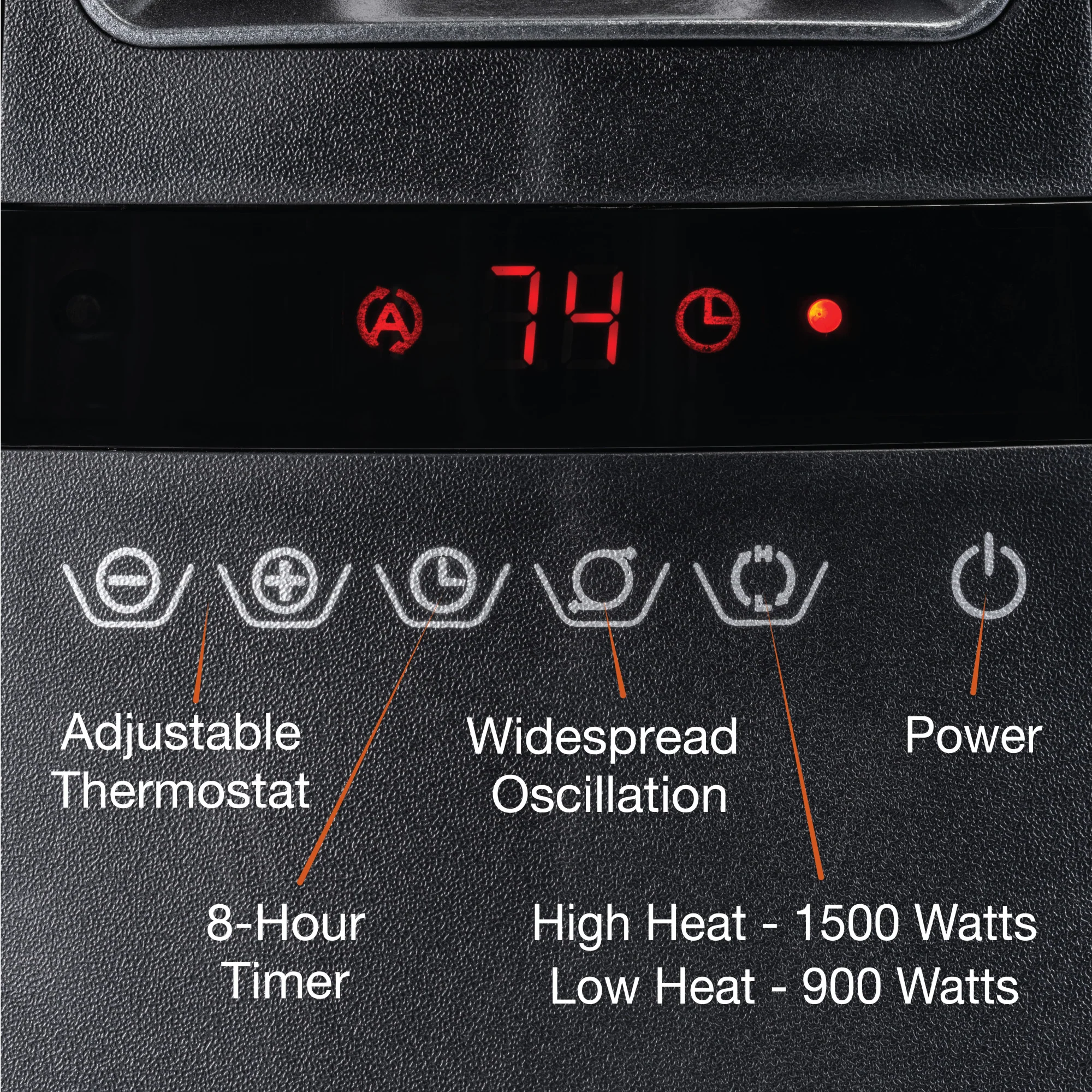 Lasko 1500W Bladeless Ceramic Tower Space Heater with Remote, AW310 - Image 3