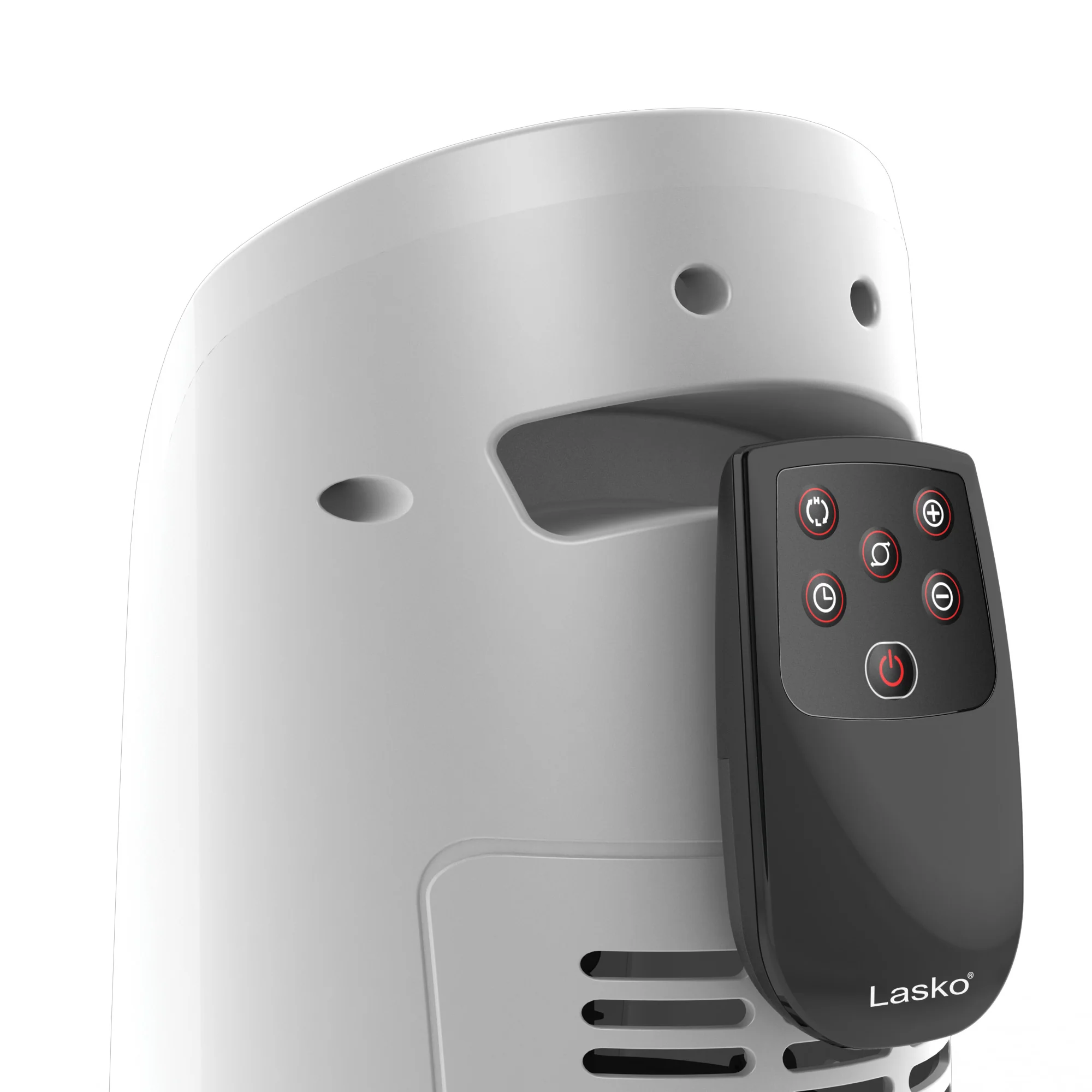 Lasko 22" Digital Ceramic Tower Heater with Remote (white, model 5165) - Image 11