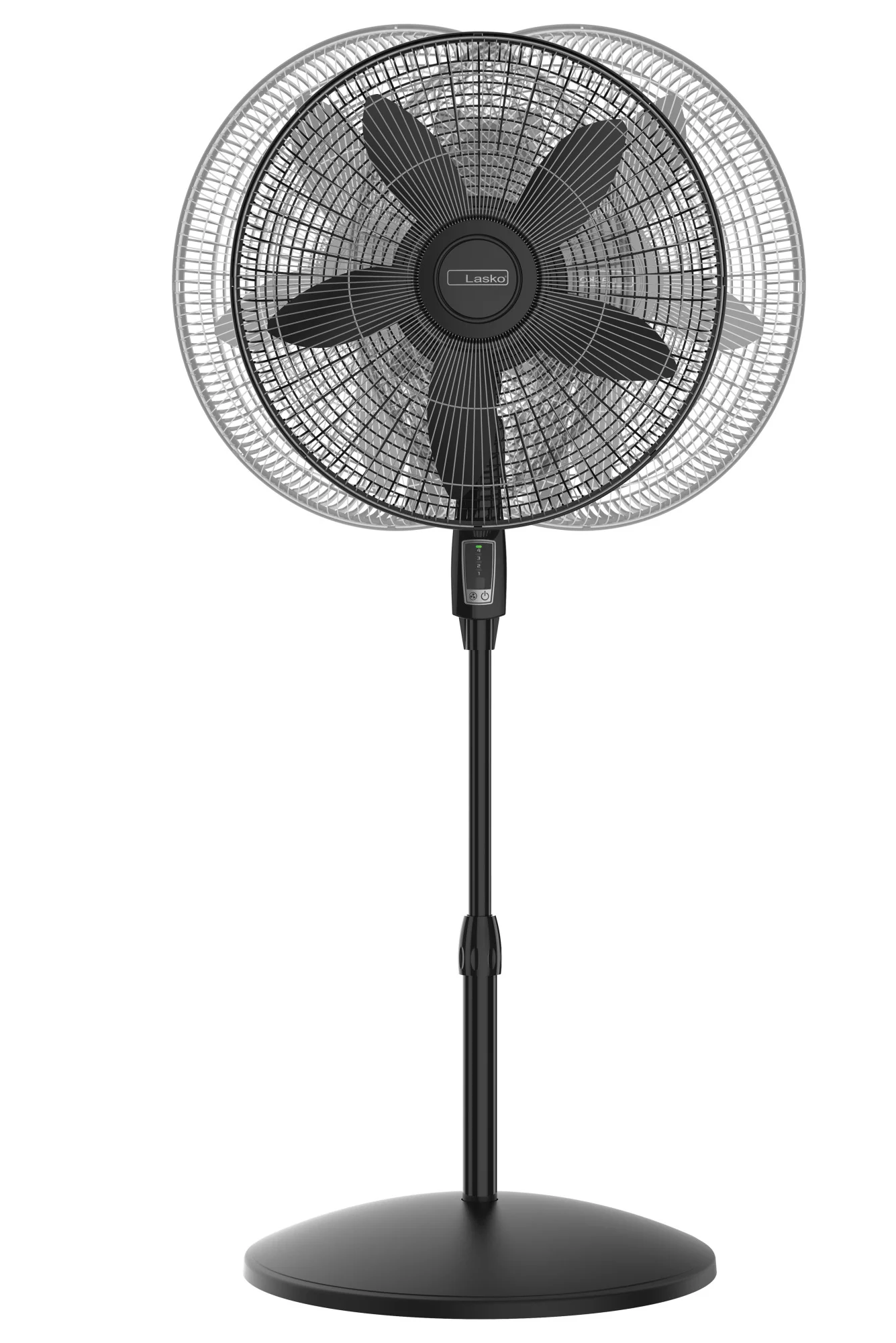 Lasko Cyclone® Max 18" 4-speed Pedestal Fan with Remote (black, model S18605) - Image 12