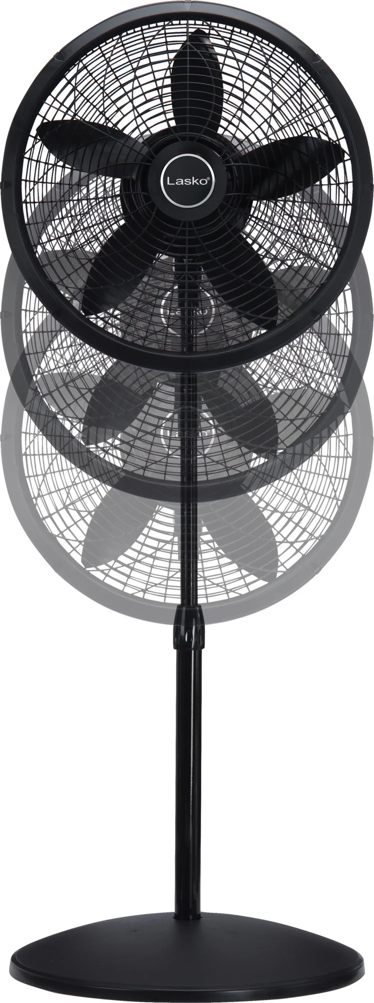 Lasko Performance 18" 3-speed Pedestal Fan (black, model 1827) - Image 11