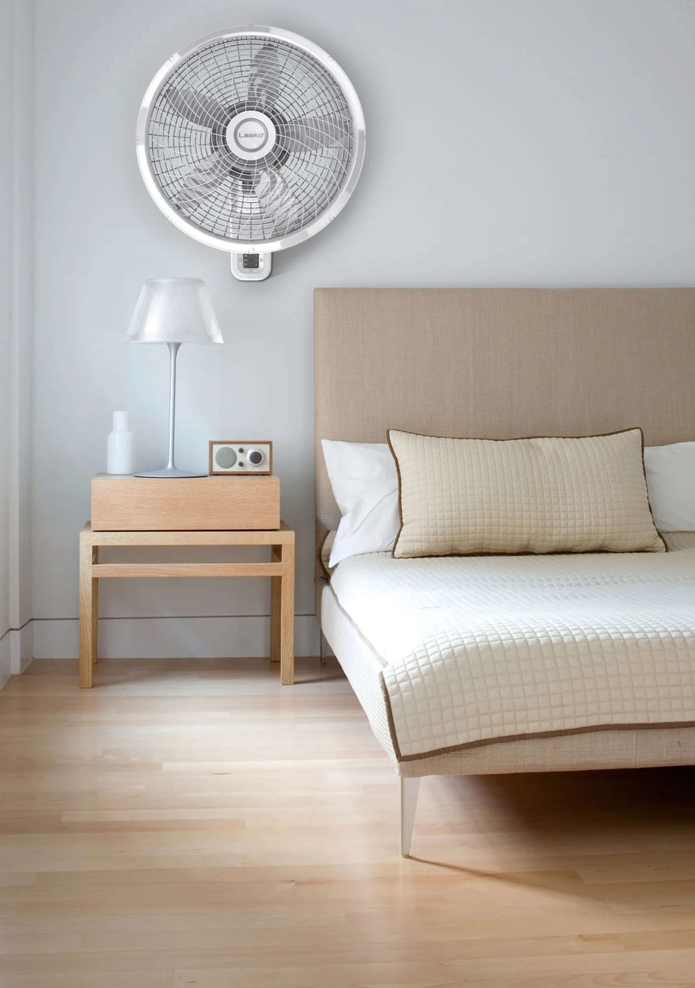 Oscillating Wall-Mount Fan with Remote - Image 7