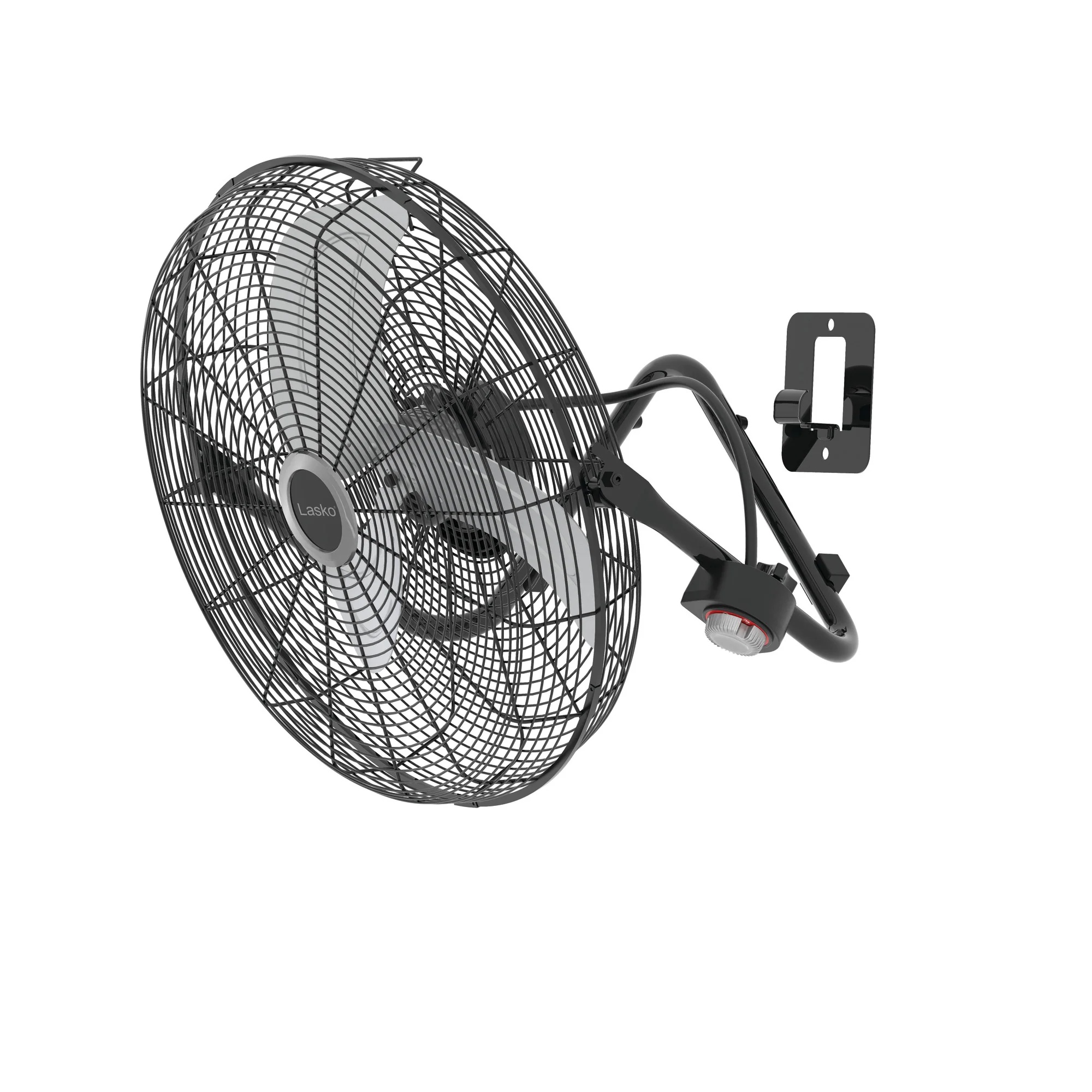 Lasko 20" Max Performance High Velocity Floor Fan with Wall Mount Option and 3 Speeds, 2264QM, Black - Image 8