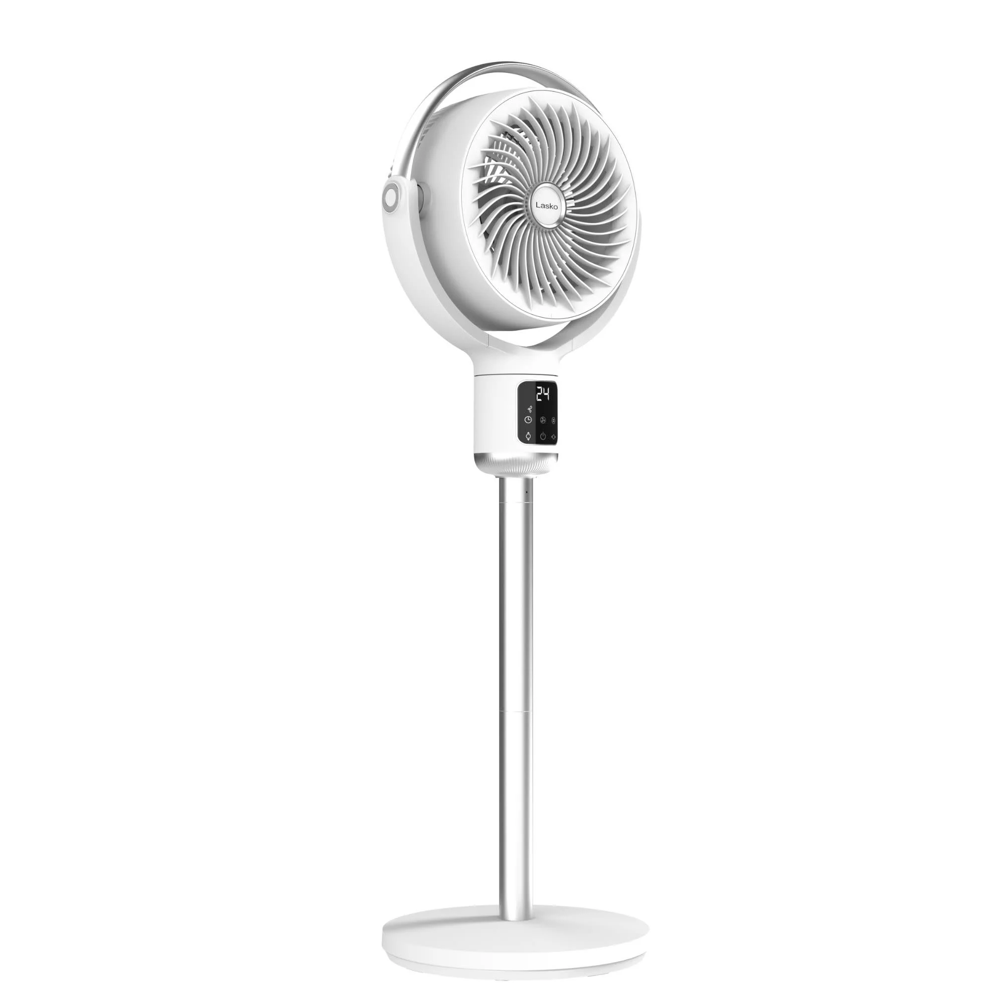 Lasko WhisperForce™ 24-speed DC Motor Pedestal Fan with Remote & Timer (white, model APDC301) - Image 16