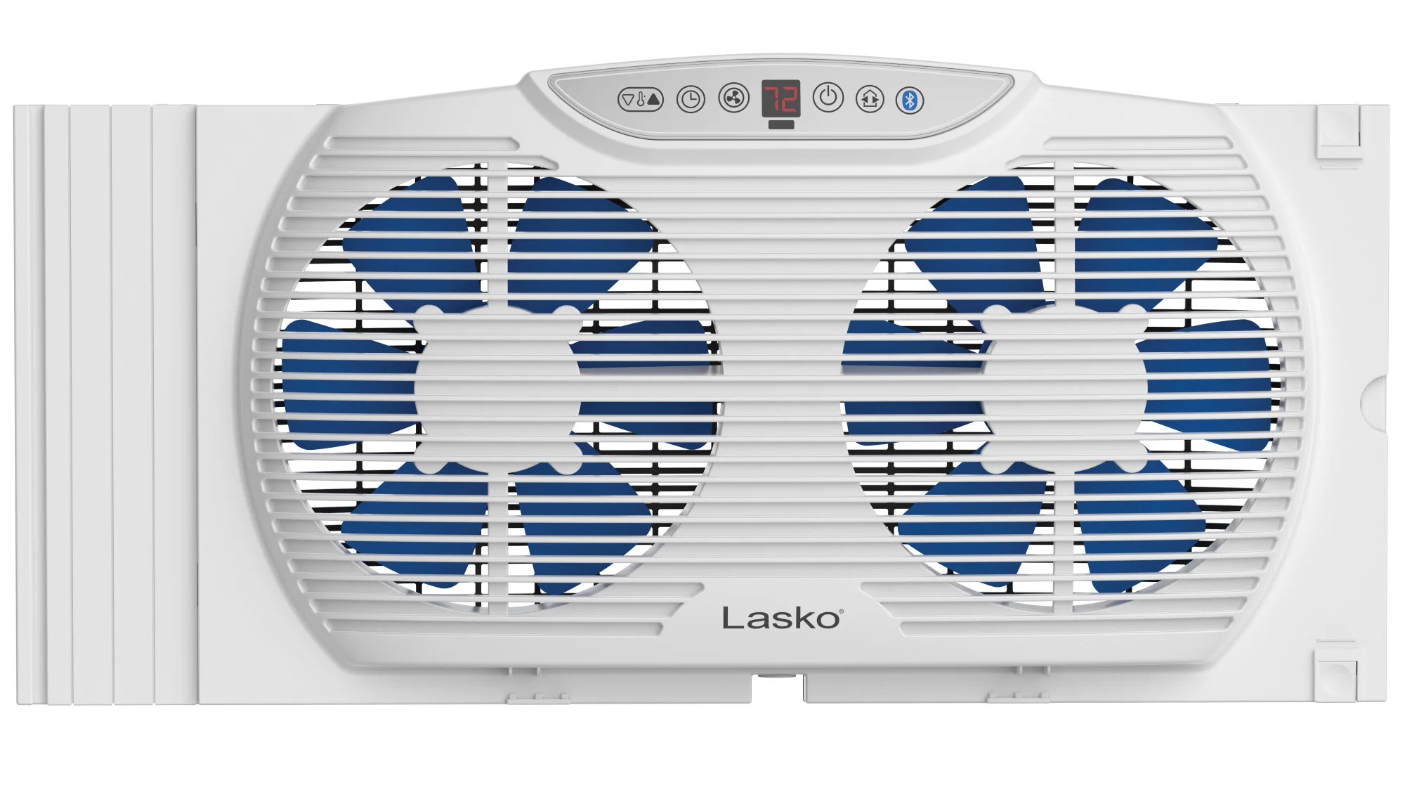 Lasko Electrically Reversible Twin Window Fan with Bluetooth Technology, W09560, White - Image 8