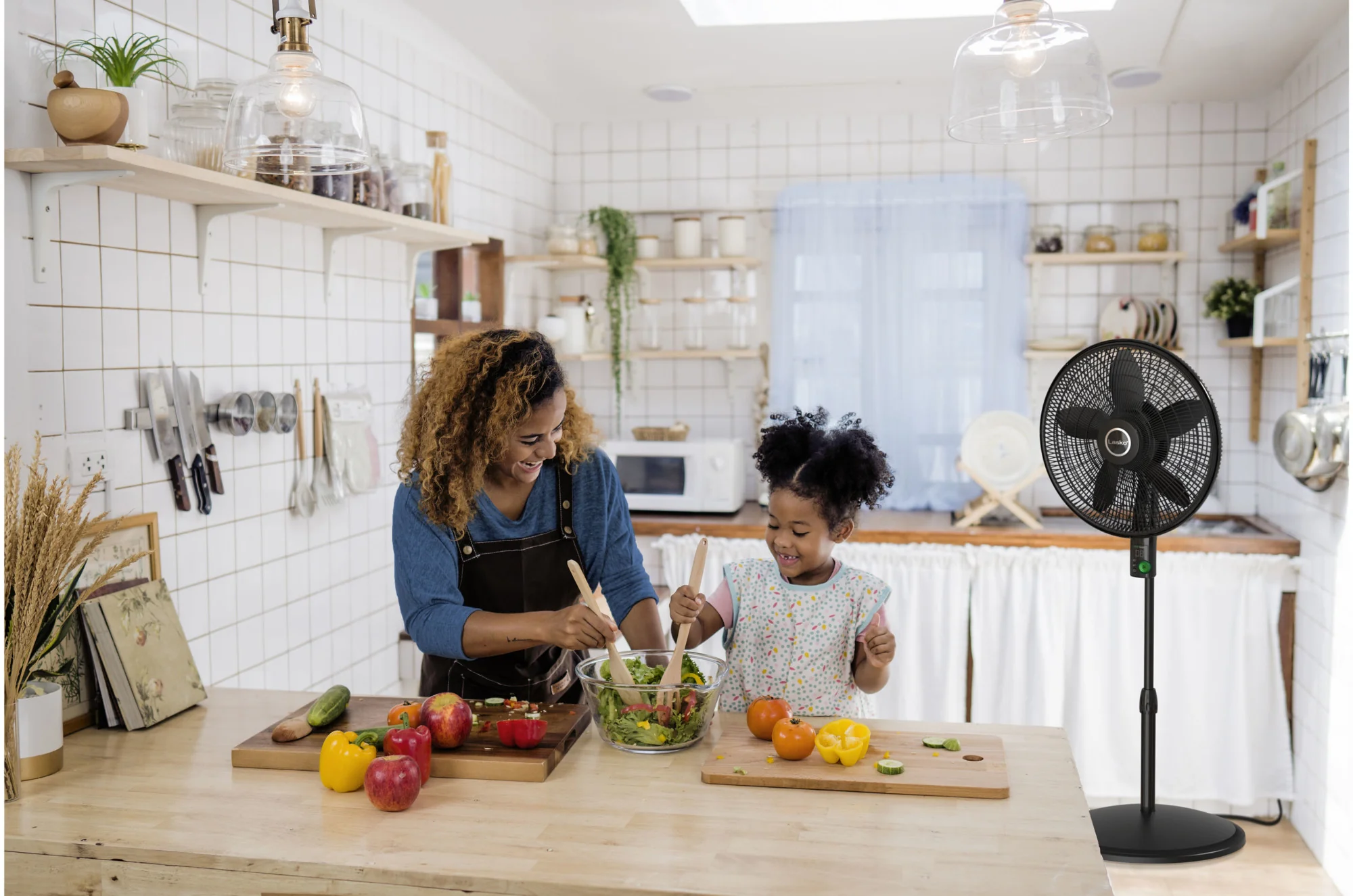 Lasko WhisperForce™ 18" 4-speed EcoQuiet DC Motor Pedestal Fan with Remote & Timer (black, model S18708) - Image 16