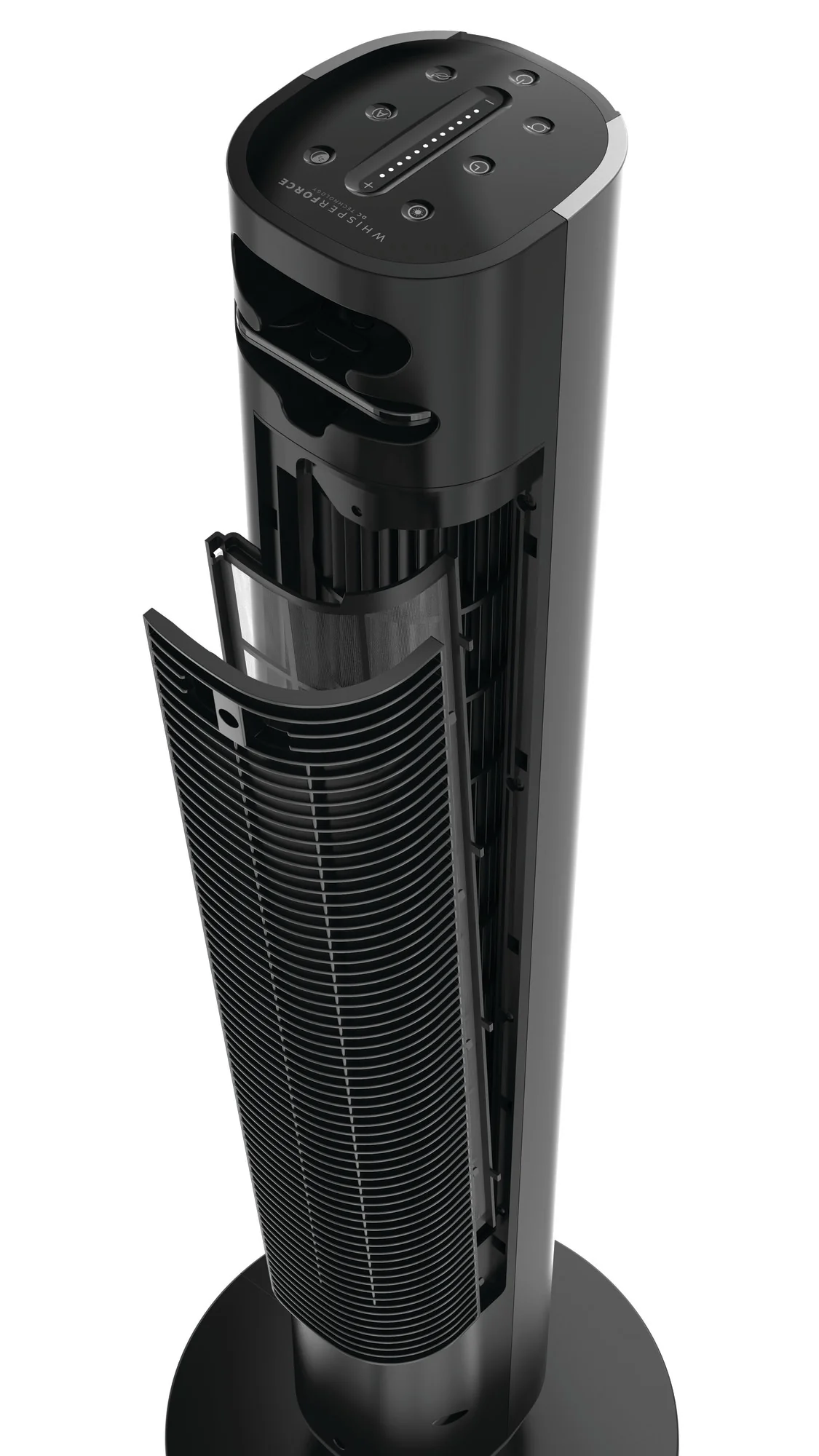 Lasko WhisperForce™ DC 40" Tower Fan (12-speed, remote, timer, air filtration, black) - Image 13