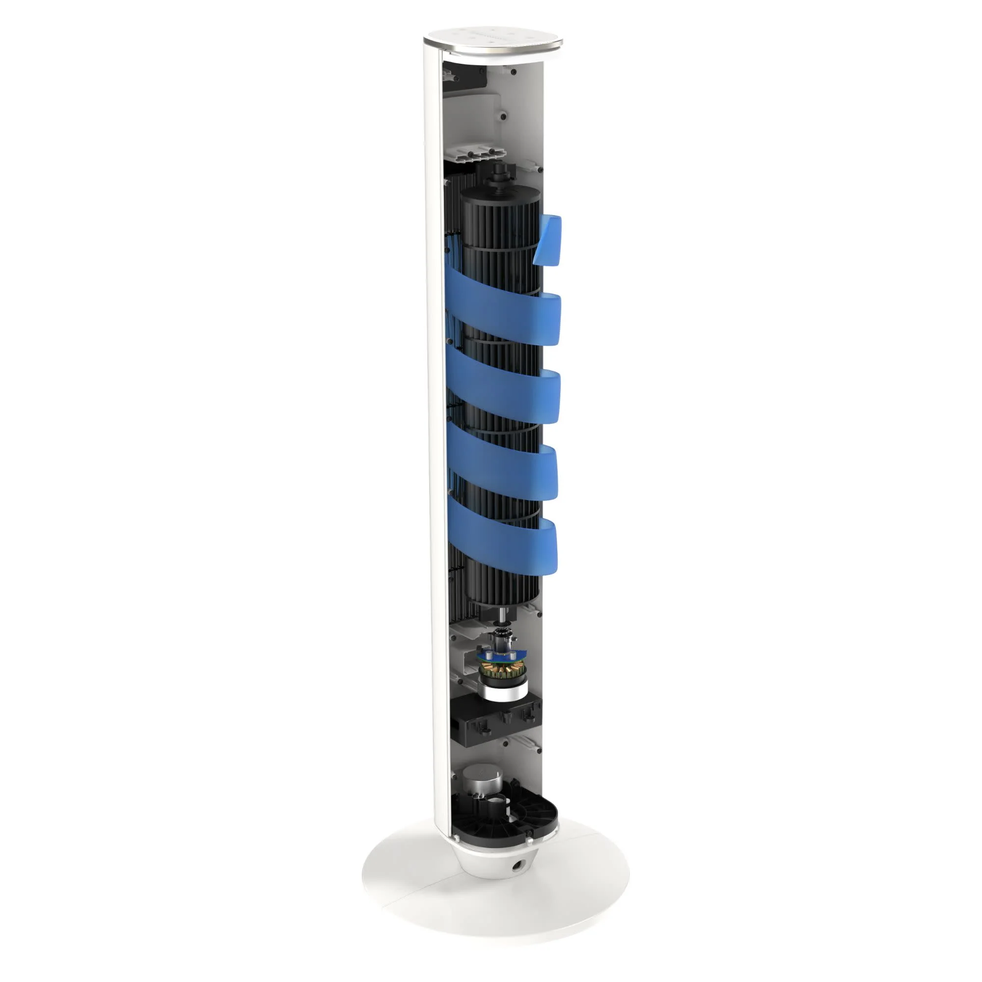 Lasko WhisperForce™ DC 40" Tower Fan (12-speed, remote, timer, air filtration, white/black) - Image 18