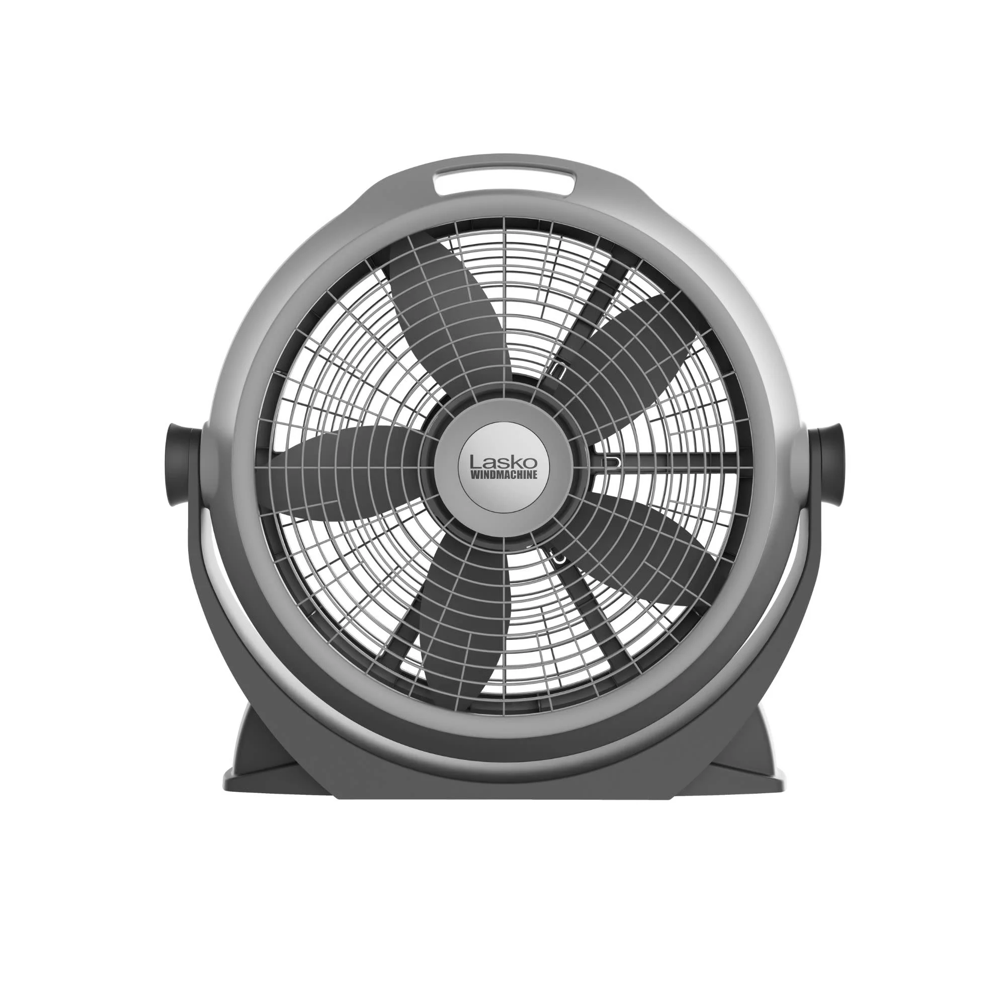 Lasko Wind Machine® 20" Air Circulator Floor Fan (3-speed, manual, 360° airflow, gray) - Image 9