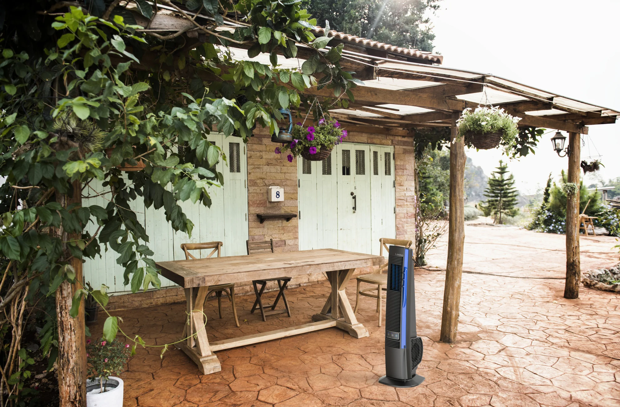 Lasko Misto® 42" Misting Outdoor Tower Fan (4-speed, - Image 14